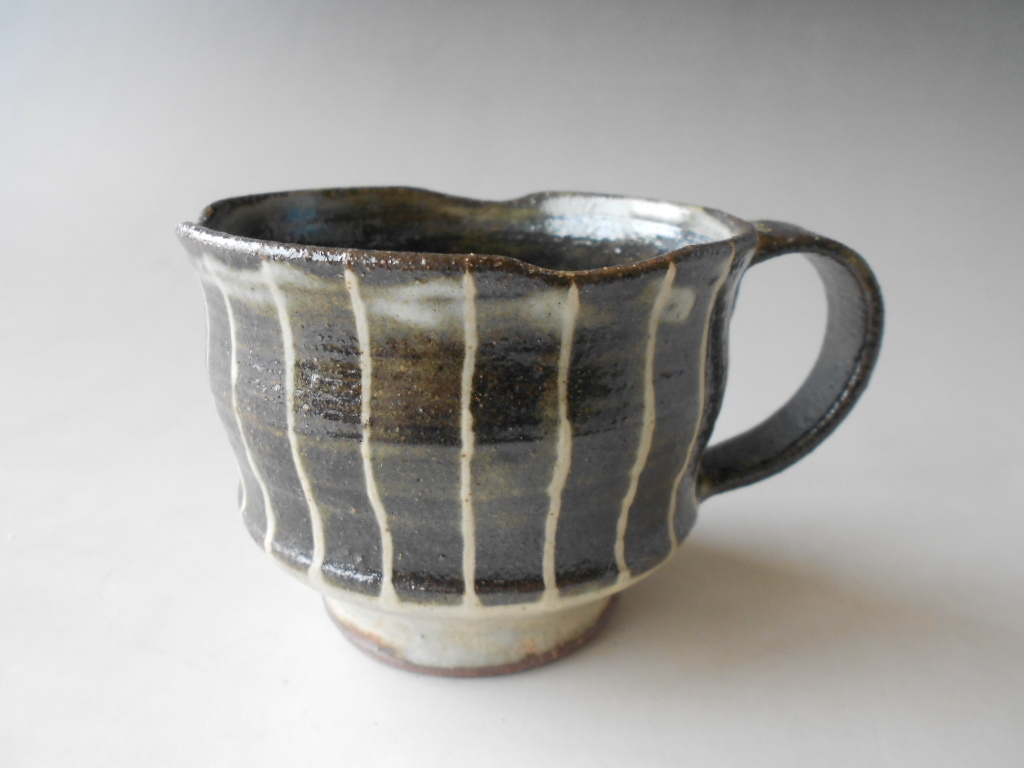 信楽焼! ☆立線一珍マグカップ☆ 3-4474 新品 紅茶 ミルク ラテ エスプレッソ カプチーノ 茶器 ギフト拍卖