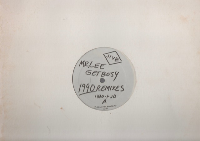 【廃盤12inch】Mr. Lee / Get Busy (1990 Remixes)拍卖