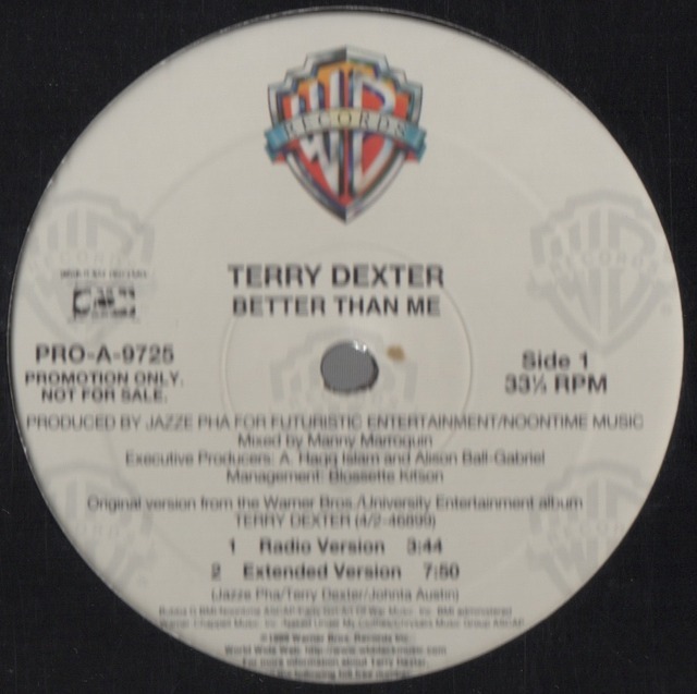 【廃盤12inch】TERRY DEXTER / BETTER THAN ME拍卖