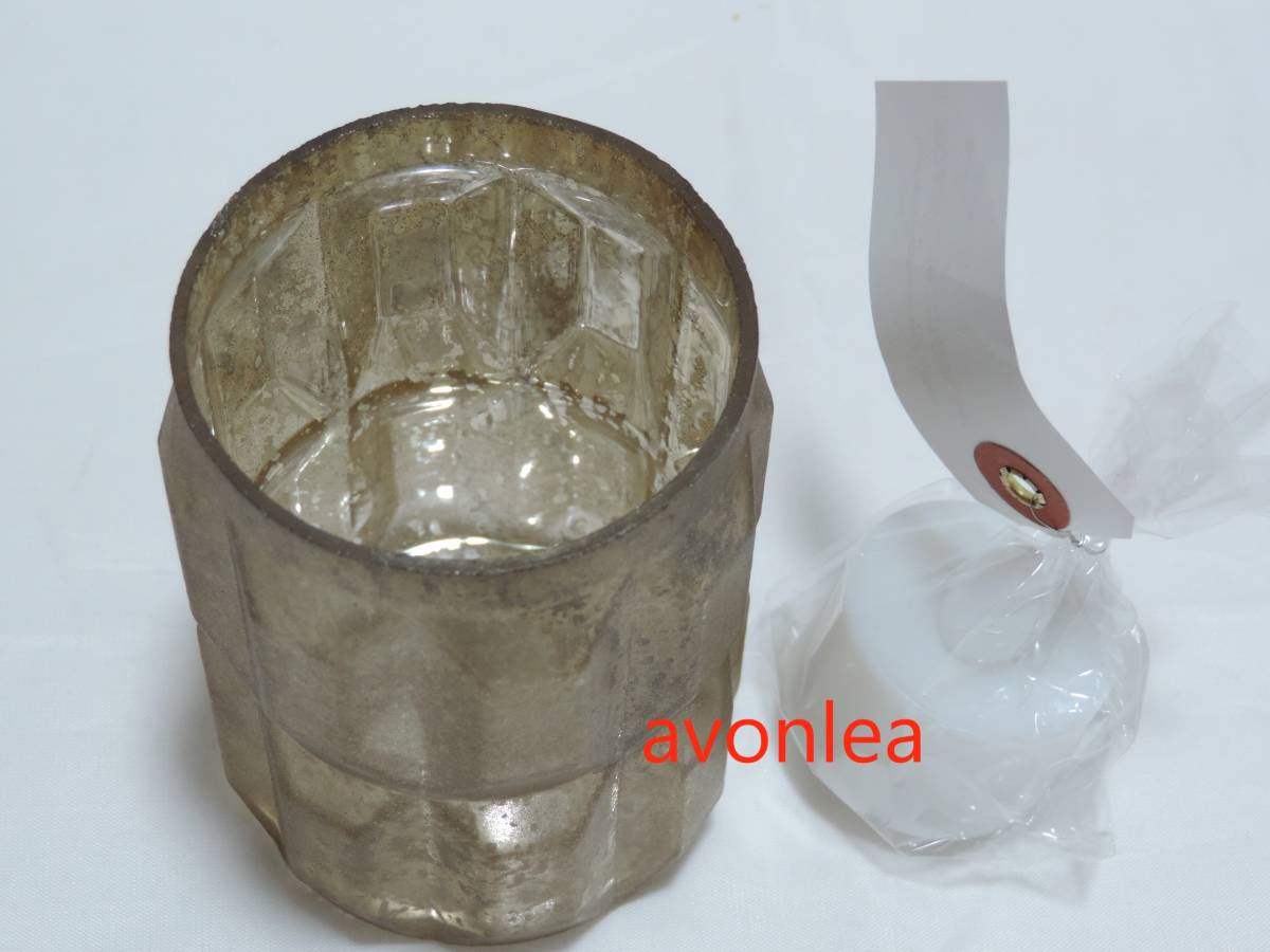 阪急モビリグランデ キャンドルホルダー&電池式キャンドル(グラス/蝋燭/アロマ/キャンドルスタンド拍卖