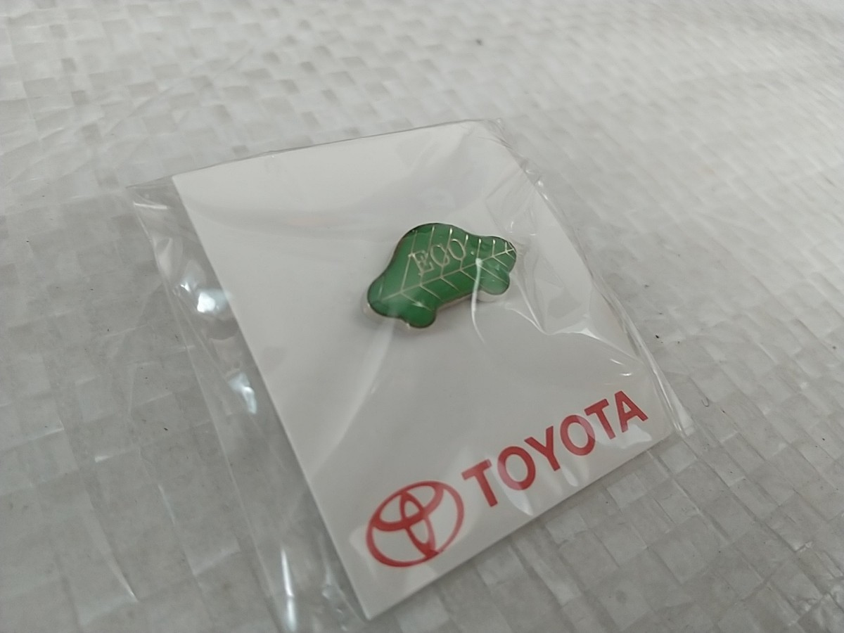 未開封 トヨタ ECO ピンバッジ 縦10mm横20mm 初代プリウス拍卖