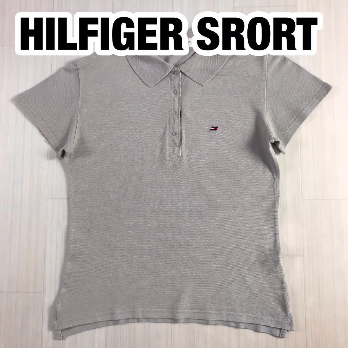 HILFIGER SPORT ヒルフィガースポーツ 半袖ポロシャツ グレー M拍卖