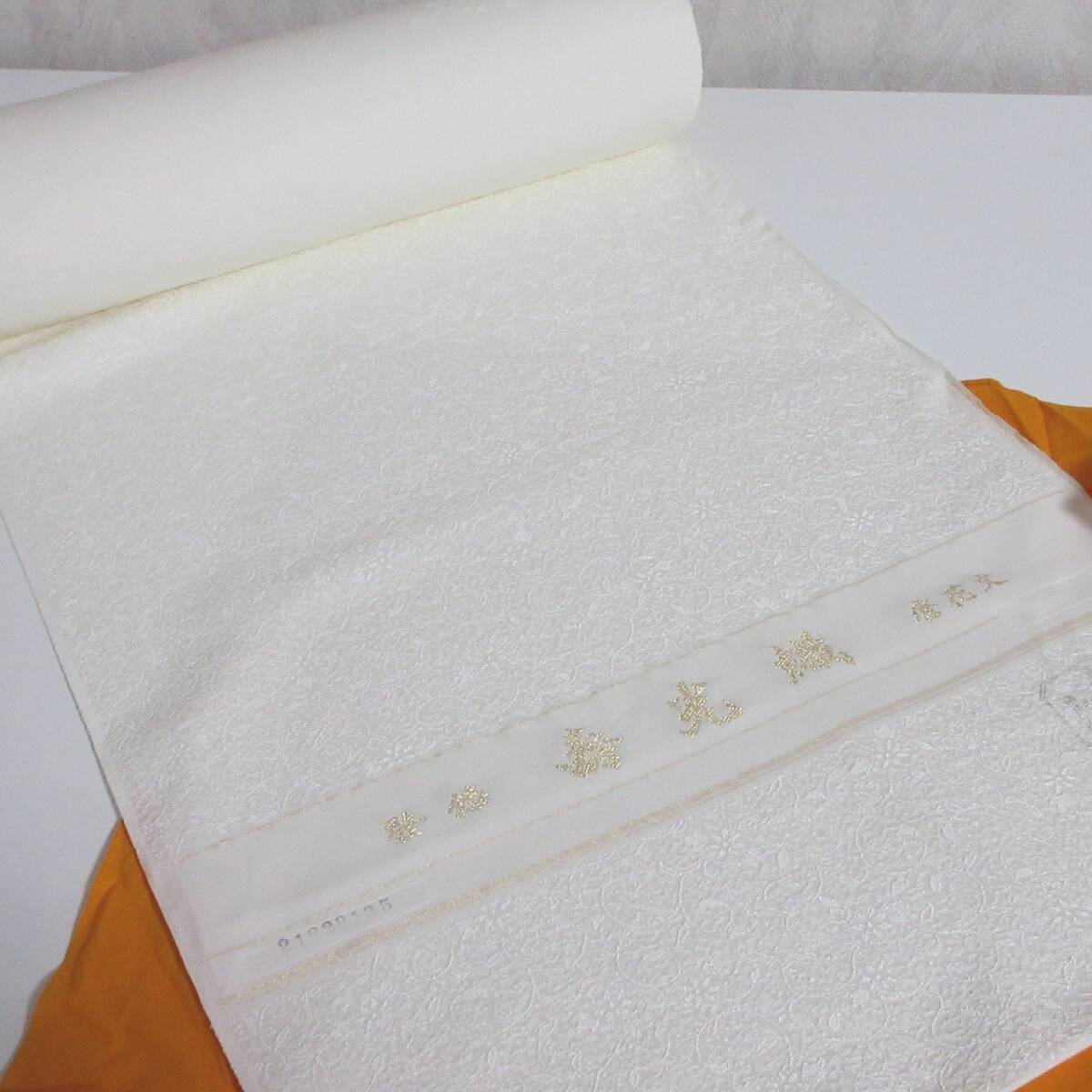 未使用 反物 白生地 シルク100% hj1186拍卖