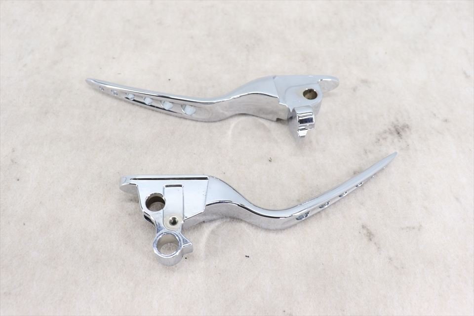 326918 ハーレー ツーリング ポールヤフィー バガーネイション レーシングレバー ドリルド 08~13年 ケーブルクラッチ用拍卖