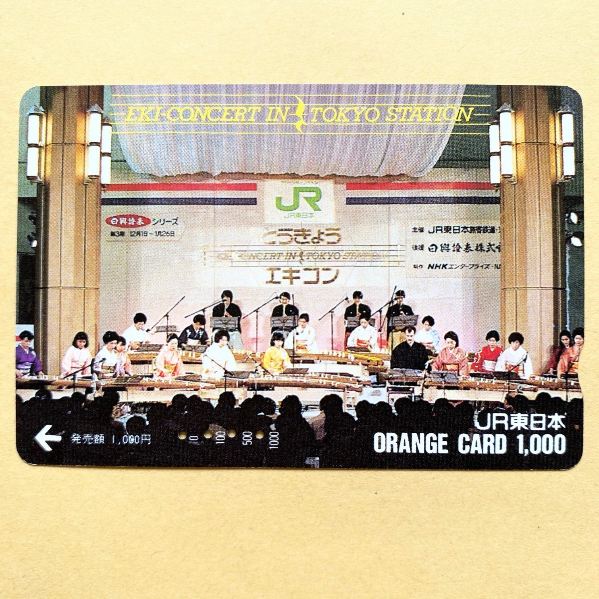【使用済】 オレンジカード JR東日本 エキコン 東京駅拍卖