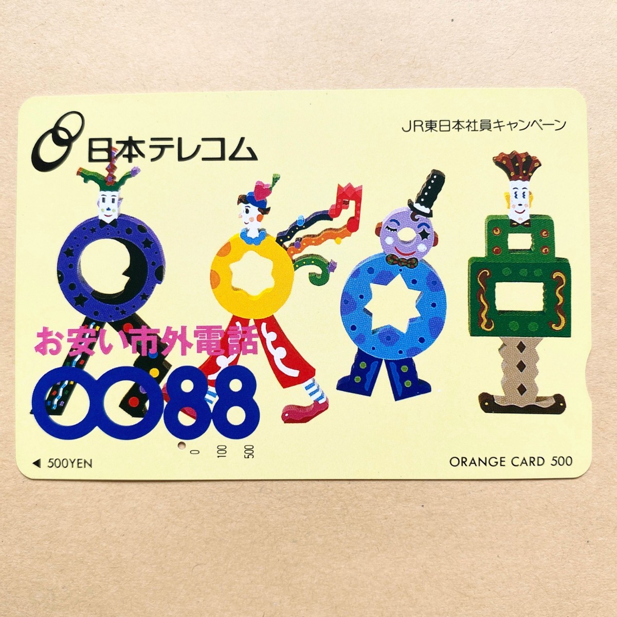 【使用済】 オレンジカード JR東日本 社員キャンペーン 日本テレコム拍卖