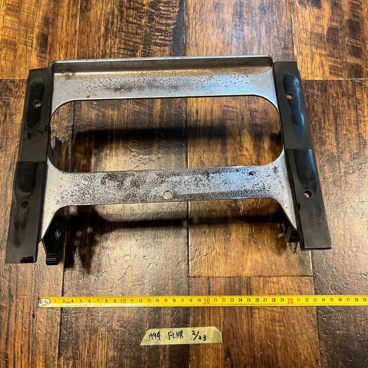 ハーレー1994年FLHRにて使用!デタッチャブルリア台座、キャリア拍卖