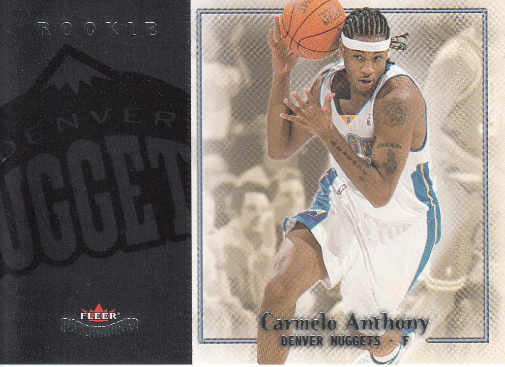 2004 FLEER CARMELO ANTHONY PATECWORKS ROOKIE /799 拍卖