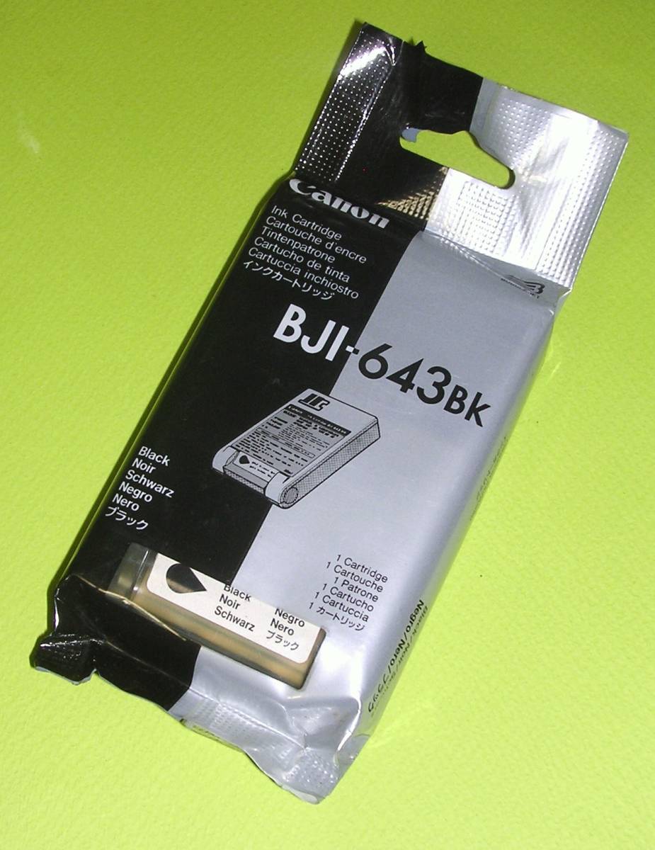 【BJI-643Bk】CANON純正 未使用品1個.拍卖