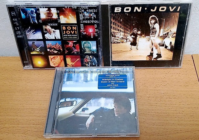 Bon Jovi + One Wild Night Live 1985-2001 + Destination Anywhere 3枚セット ボン・ジョヴィ拍卖