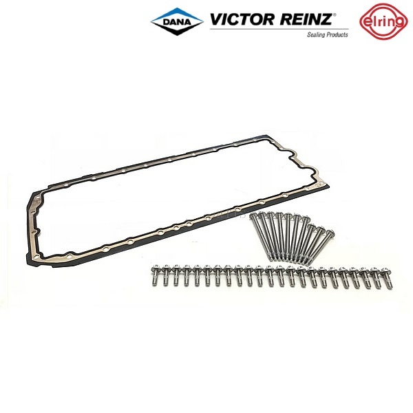 BMW E84 X1 E83 X3 25ix 28ix 2.5si 3.0si 直6 N52 N53 N54 オイルパンガスケット 11137548031 アルミボルトセット付拍卖