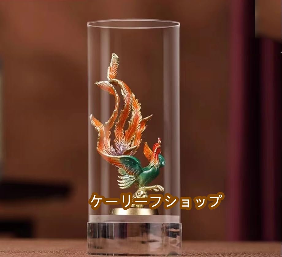 【ケーリーフショップ】鳳凰の置物 不死鳥 竜 玄関 風水グッズ 開運 金運 財産運 出世運 恋愛運 プレゼント 贈り物 霊鳥 龍 朱雀 火の鳥拍卖