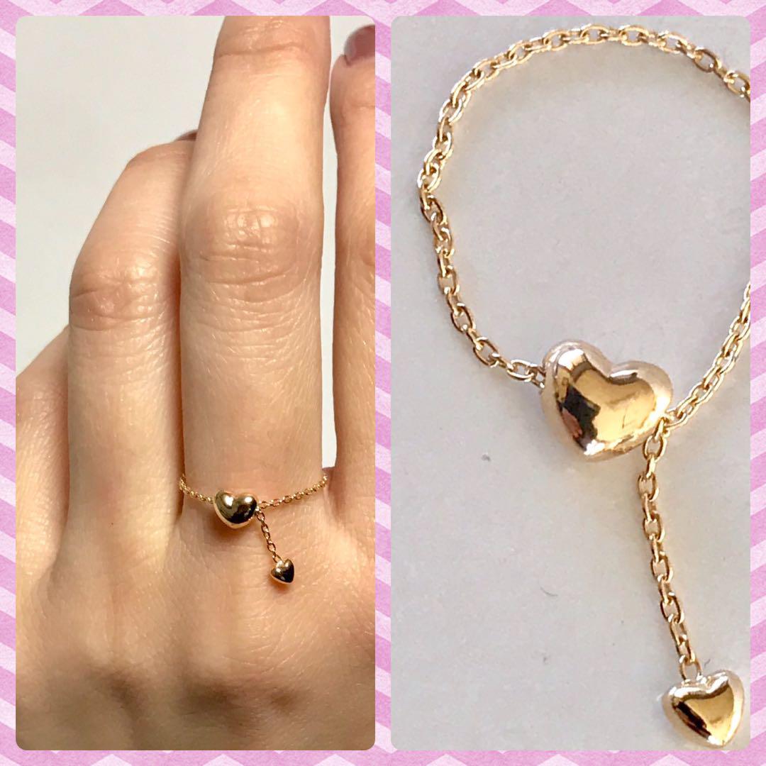 K18リング フリーリング K18 チェーンリング サイズフリー 送料無料拍卖