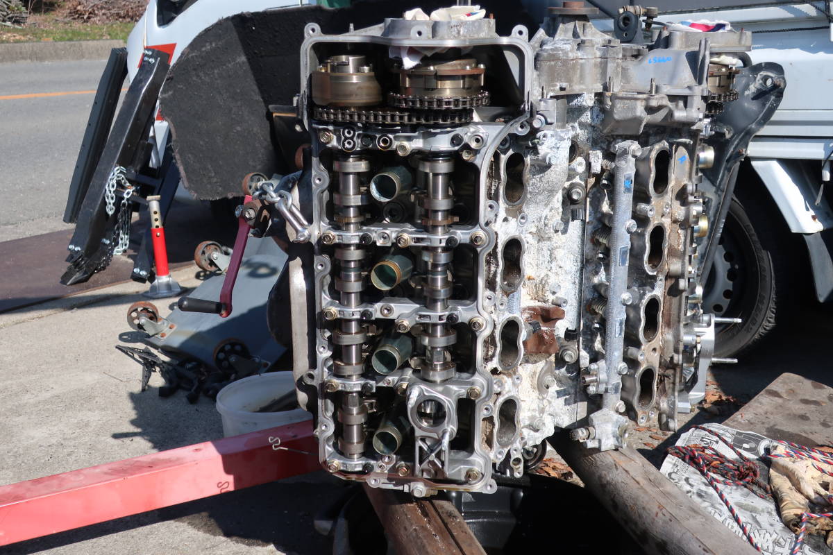 H18 DBA-USF40 USF40 レクサス LS460 1UR V8 純正 左側 エンジン シリンダーヘッド Assy / 622L282 / 29264 / 44069拍卖