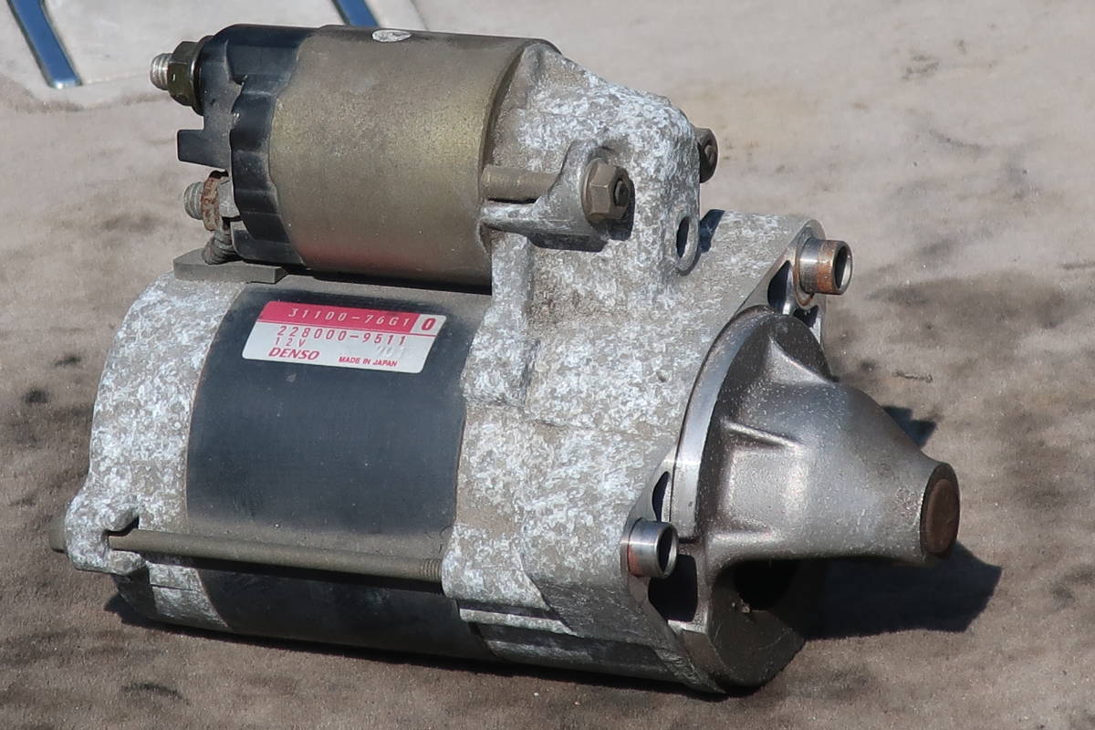 H14 UA-HE21S ラパン K6A (NA) 2WD AT 純正 セルモーター スターター / 31100-76G1 / 228000-9511 / 95955km拍卖
