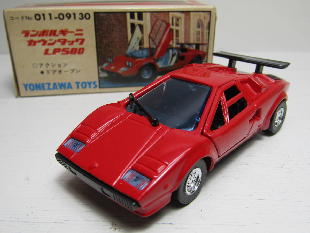 LAMBORGHINI COUNTACH ランボルギーニ カウンタック ベルトーネ LP-500 YONEZAWA TOYS DIAPET ヨネザワ G-66 日本製 Made in Japan 当時物拍卖