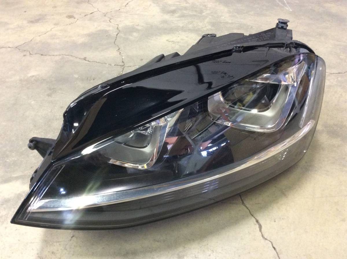 フォルクスワーゲン Volkswagen ゴルフ7 GOLF7 純正 左 キセノン ヘッドライト XenonHead Light,Left SH2277xxx拍卖