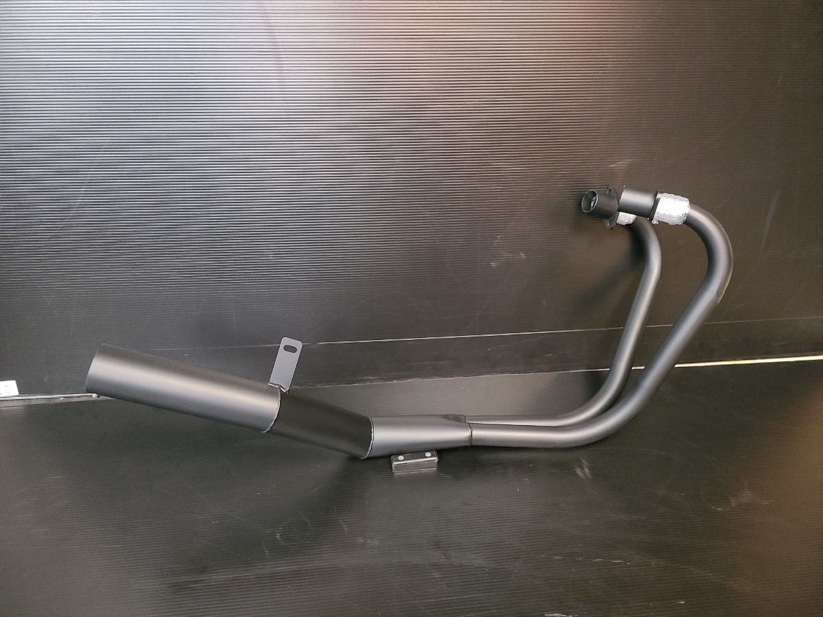 CB250T CB400T ショート管 ブラック マフラー 新品 ホーク バブ 国内生産拍卖