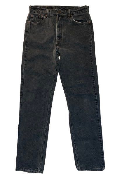 ビンテージ 90s Levis 505リーバイス Made in USA 後染めブラック色 W34位 W36 L34拍卖