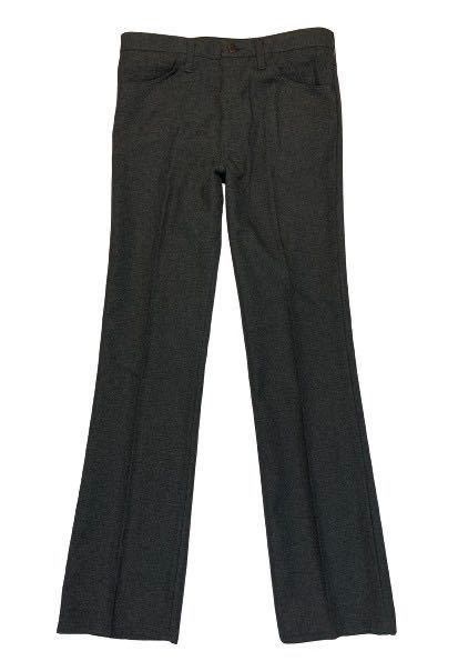 ビンテージ 90s Wrangler ラングラー ポリエスター パンツ MADE IN MEXICO チャコールグレー色 W34位拍卖