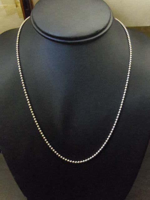 シルバーボールチェーン 925 50cm拍卖