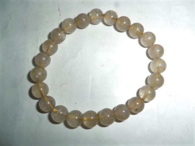 ルチルクオーツ ブレスレット 8mm ①拍卖