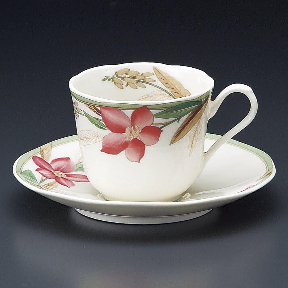 KM美濃焼! ☆マドレーヌ・コーヒー碗皿☆ 37K425-7 新品 紅茶 カップ ミルク ラテ エスプレッソ カプチーノ 茶器 ギフト拍卖