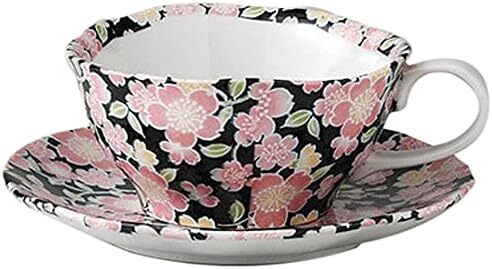KM美濃焼! ☆さくら友禅コーヒー碗皿☆ 37M431-13 新品 紅茶 カップ ミルク ラテ エスプレッソ カプチーノ 茶器 ギフト拍卖