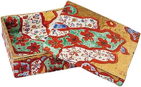 KM! 美濃焼 ☆山笑う角蓋物(大)☆ 37Q270-5 プレート 中皿 ボウル 盛皿 向付 拍卖