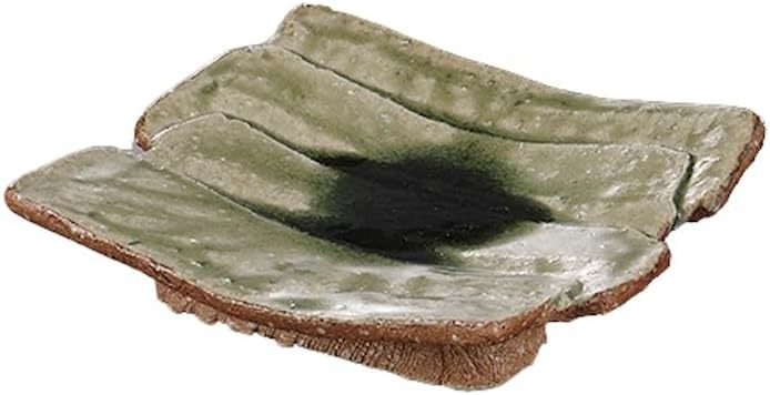 KM! ☆伊賀釉四方向付☆ 37Q072-9 新品 盛鉢 盛皿 プレート ボウル拍卖