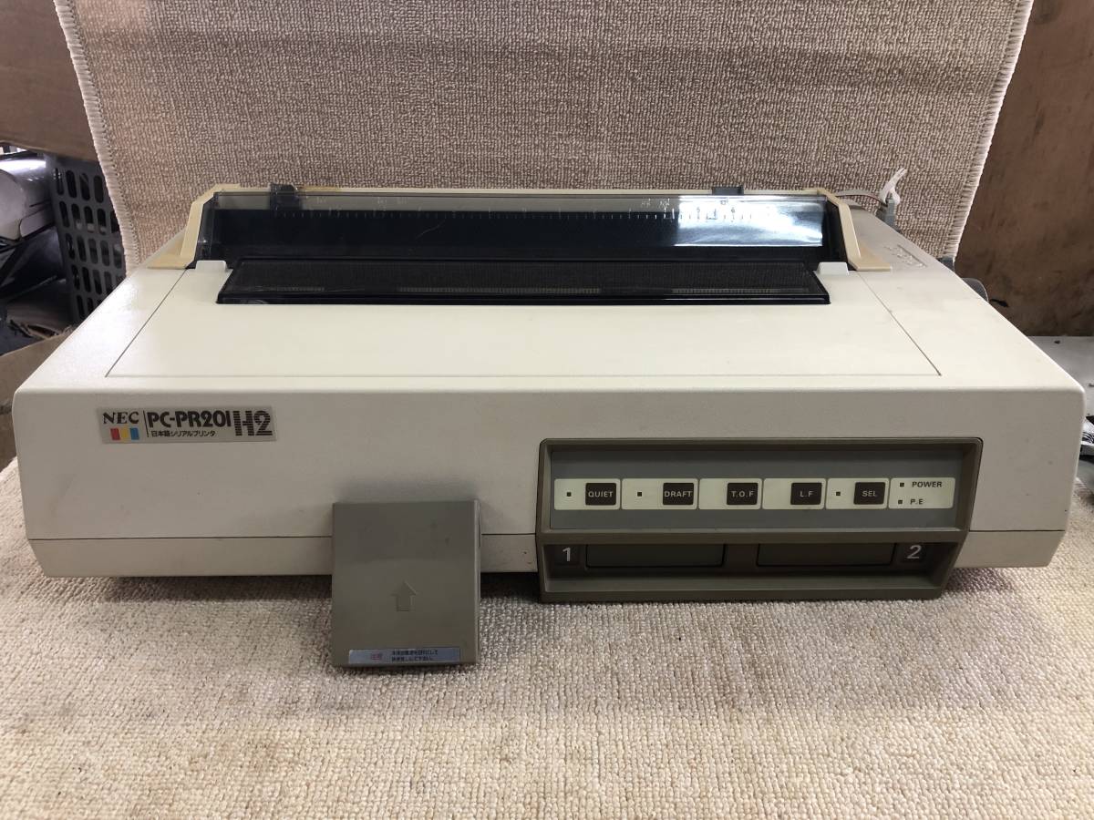 ジャンク K-378 NEC 日本語シリアルプリンタ カラー対応 PC-PR201H2 第二水準漢字スロット付き拍卖