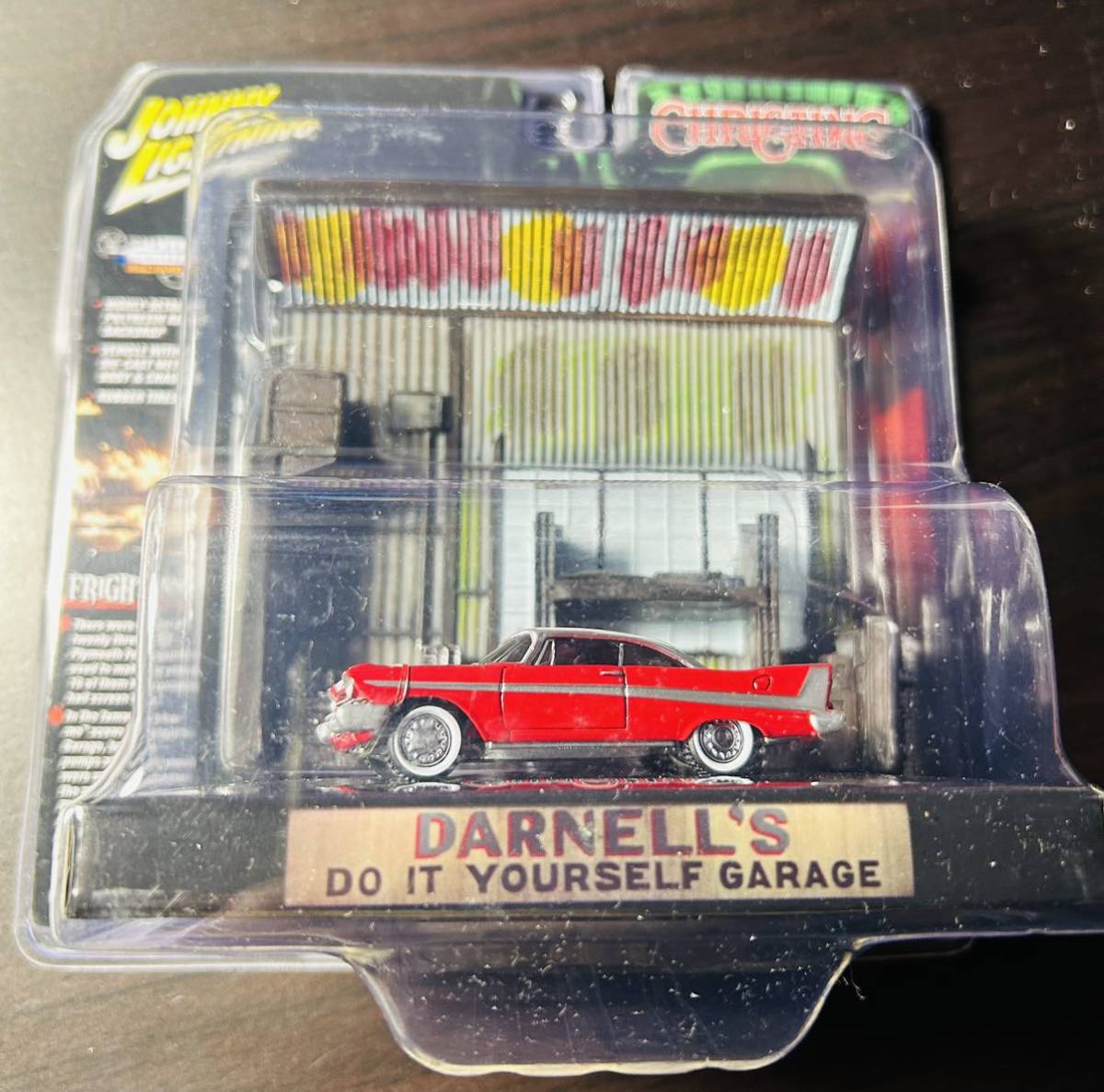 ジョニーライトニング クリスティーン 1958 プリムス フューリー ジオラマ 1/64 CHRISTINE Plymouth Fury DARNELL'S GARAGE拍卖