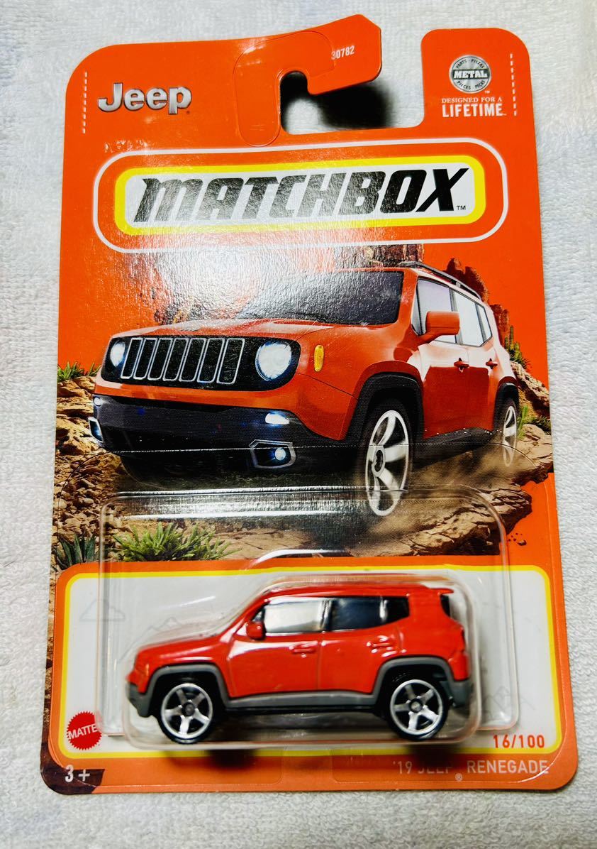 マッチボックス '19 ジープ レネゲード レッド JEEP RENEGADE MATCHBOX拍卖