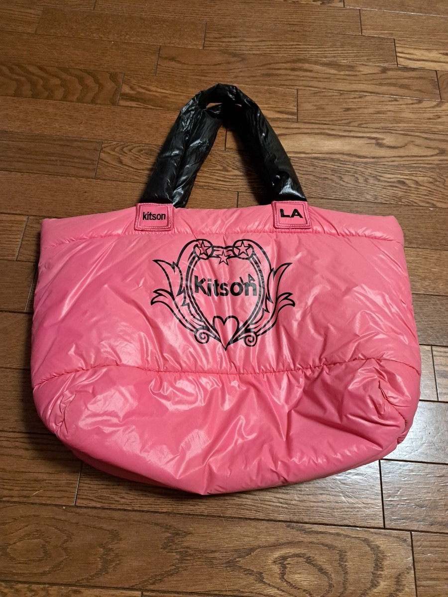 kitsonトートバッグPINK格安!お役立てくださいませ。拍卖