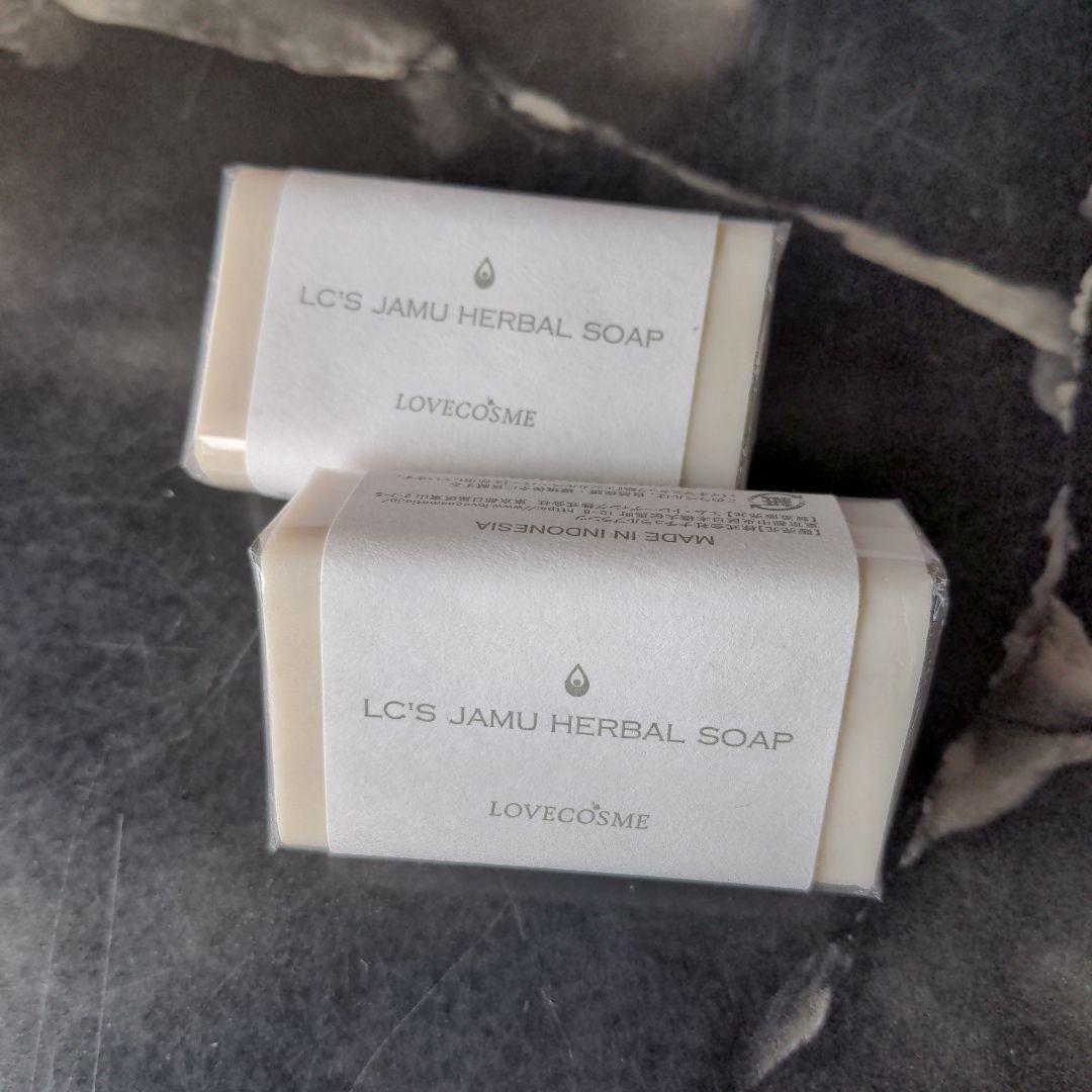 【新品】LCジャムウ・ハーバルソープ・1個68g×2点(エルシーラブコスメ)・石鹸/美容/黒ずみ/ボディケア拍卖