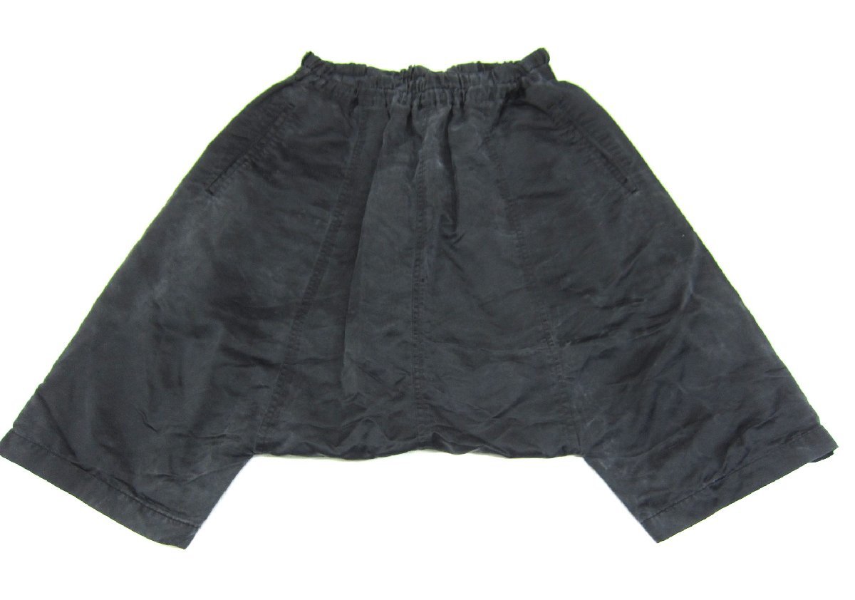 COMME des GARCONS コムデギャルソン サルエルパンツ ショート ブラック GF-P056 SIZE:S メンズ 衣類 □UF4120拍卖