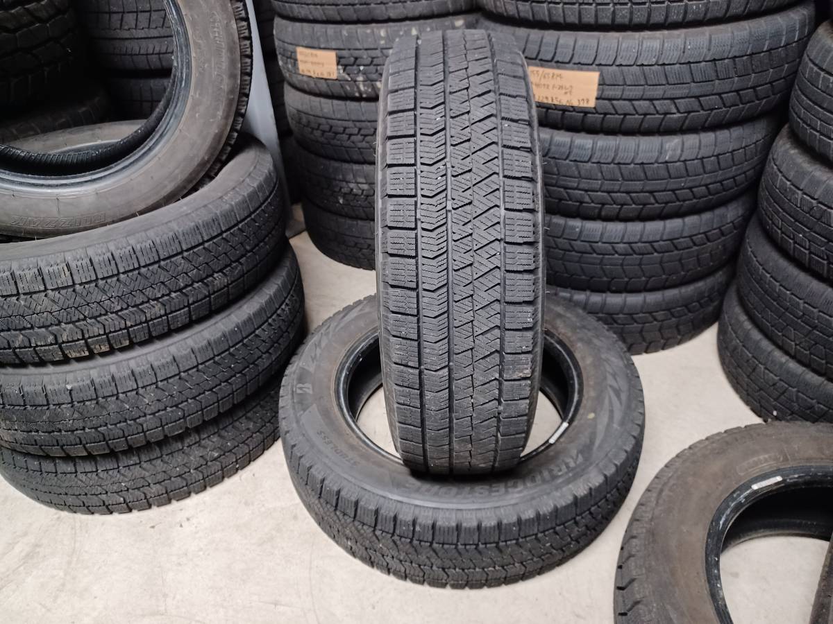 165/65R14 ブリヂストン ブリザック VRX2 8山 2本 No.436拍卖