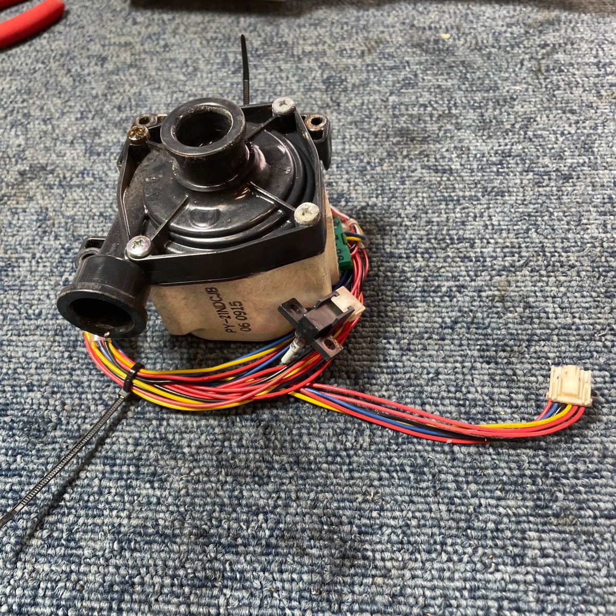 回転動作確認 ナショナル ヒートポンプ給湯機 HE-46K3X 追焚熱交ポンプ PY-21NDCJB エコキュート 中古 循環ポンプ拍卖