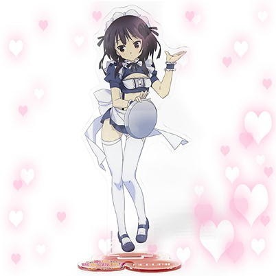 ◆新品 この素晴らしい世界に祝福を! BIGアクリルフィギュア 描き下ろしイラスイラストver Cafe La Mer めぐみん Megumin figure このすば拍卖