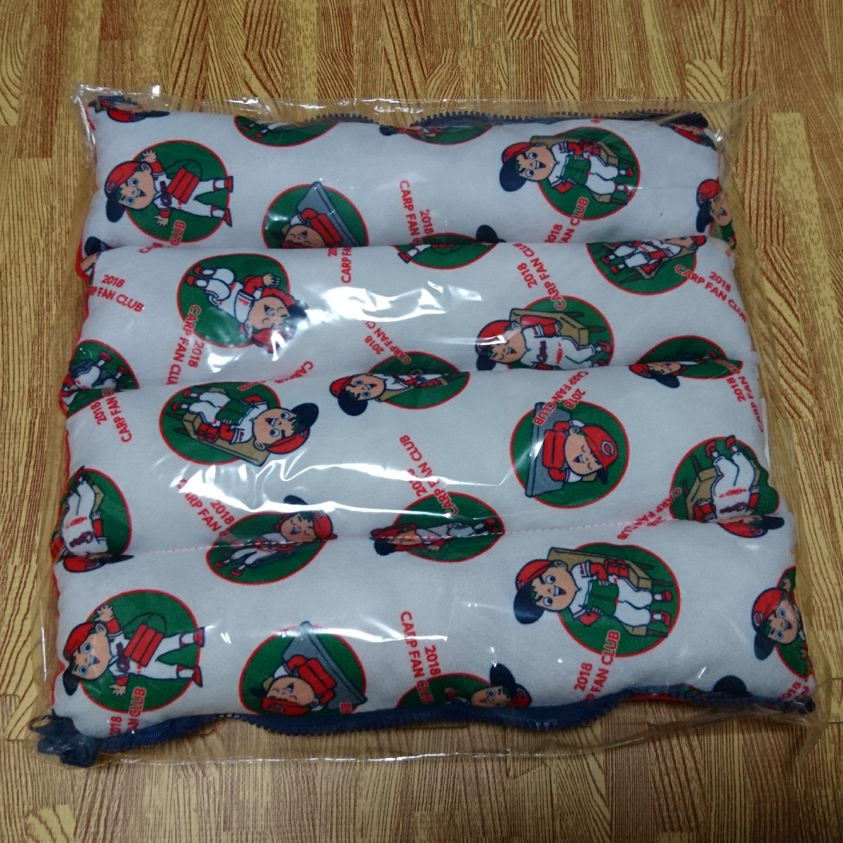 広島カープ ファン倶楽部2018 継続入会特典 オリジナルクッション☆新品未開封☆ファンクラブ拍卖
