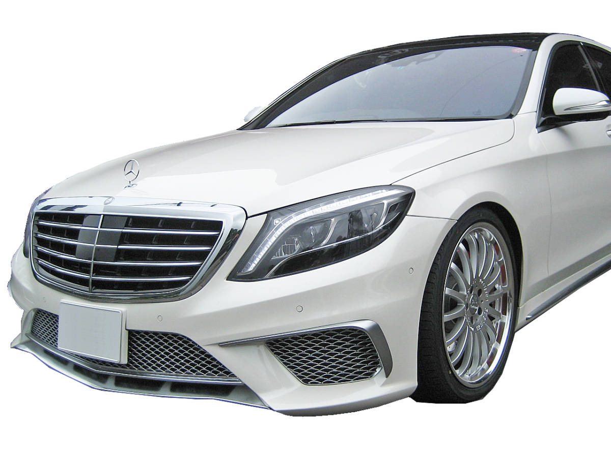 W222 フロント サイド リア マフラーカッター 前期 ノーマル車両対応 S65type メルセデス ベンツ Sクラス 国内発送 即納 カスタム エアロ拍卖