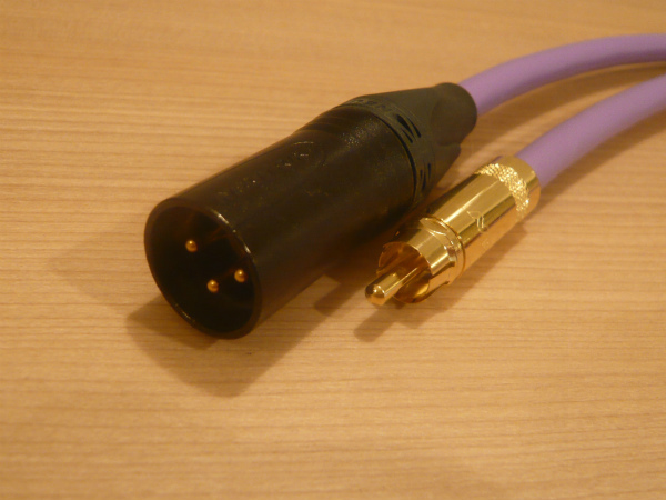 ★ 即決 Oyaide PA-02 V2 RCA-XLRオス 5m NEUTRIK ゴールドメッキコネクター NC3MXX-B オヤイデ 金メッキ (L.R識別処理可) ★拍卖