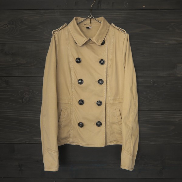 ★H&M★エイチアンドエム★ショートトレンチコート★ベージュ★10(Mサイズ相当)拍卖