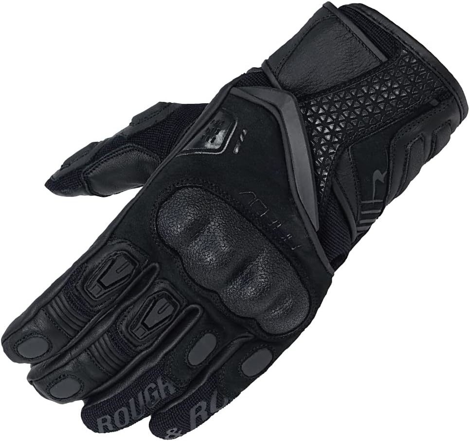 ラフ&ロード(ROUGH&ROAD) アドベンチャーグローブ オールブラック Mサイズ 定価9,790円拍卖