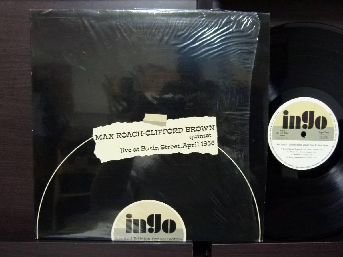 ■激レア■美盤オリジナル■MAX ROACH - CLIFFORD BROWN■LIVE AT BASIN STREET, APRIL 1956■コーティング拍卖