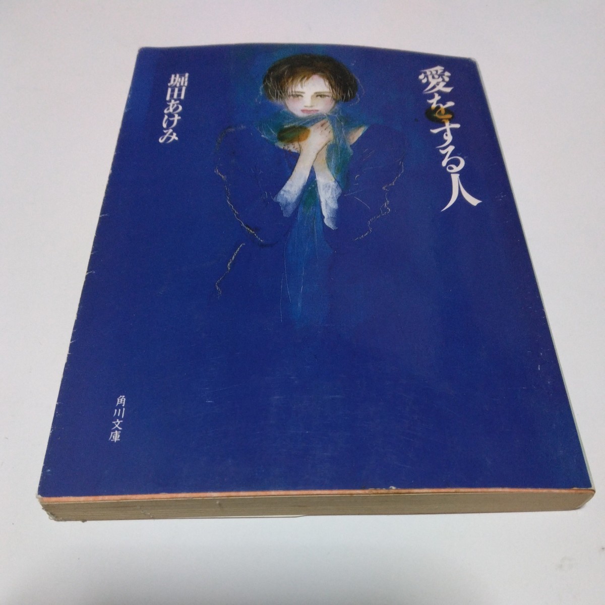 愛をする人(初版本)堀田あけみ 角川文庫版 角川書店 当時品 保管品拍卖