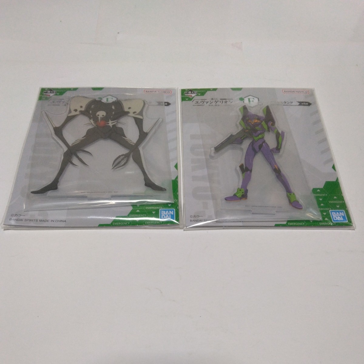 一番くじ エヴァンゲリオン 使徒襲来編 F賞アクリルスタンド 2点セット 当時品 保管品 未開封品拍卖