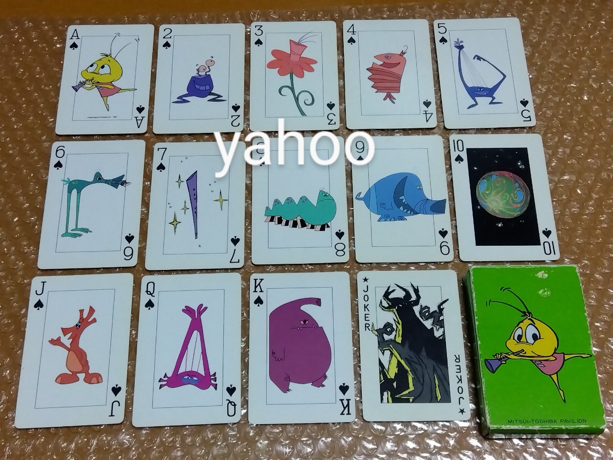 ◇EXPO'90 花博 花の万博 三井・東芝館 パビリオン FLOWER PLANET フラワープラネット Bob Rogers ボブ・ロジャース トランプ 拍卖