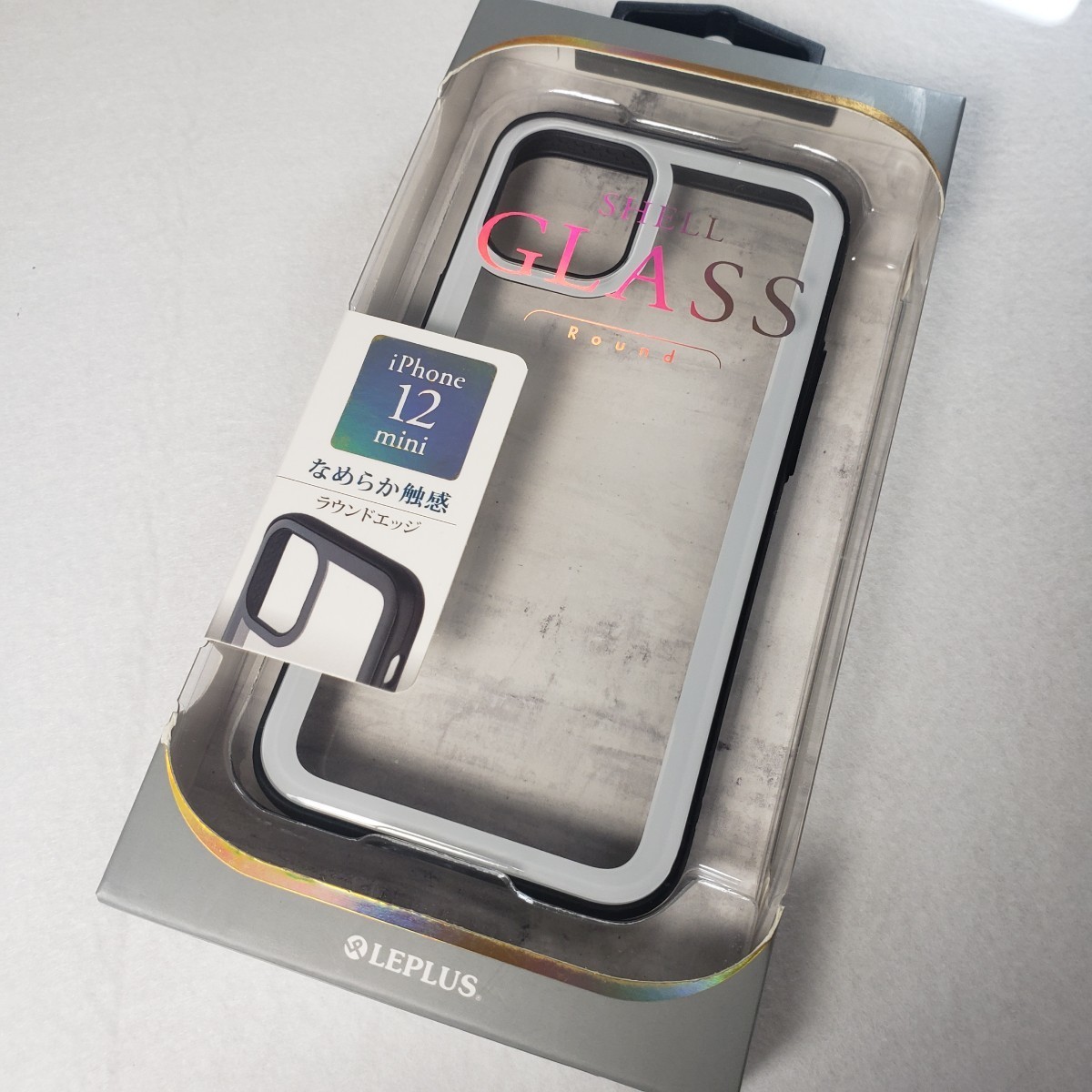 iPhone 12 mini ラウンドエッジガラスシェルケース ホワイト拍卖