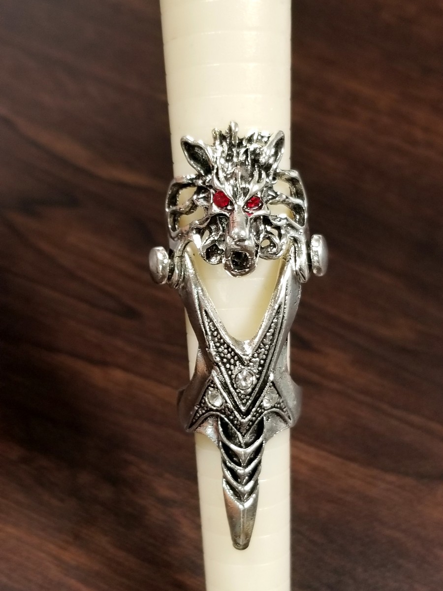 狼 アーマーリング ナックル指輪拍卖